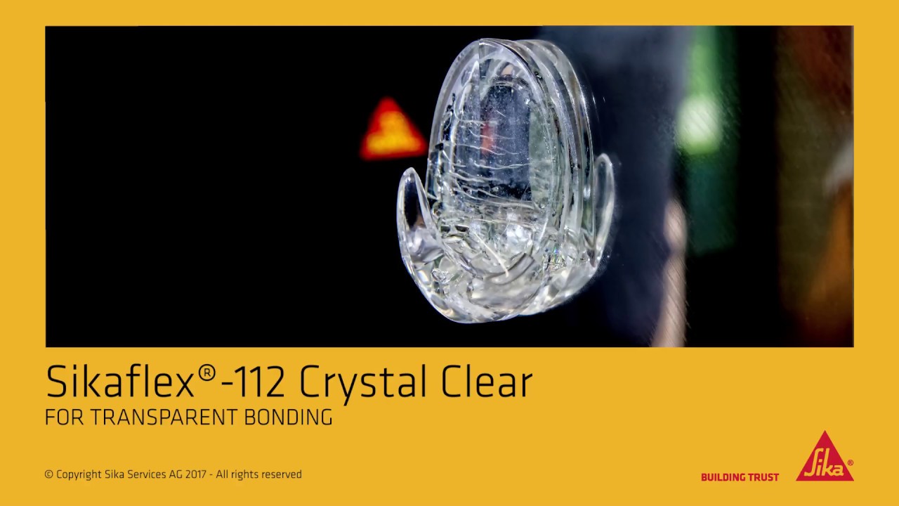 productvideo Sikaflex 112 Crystal Clear 300ml