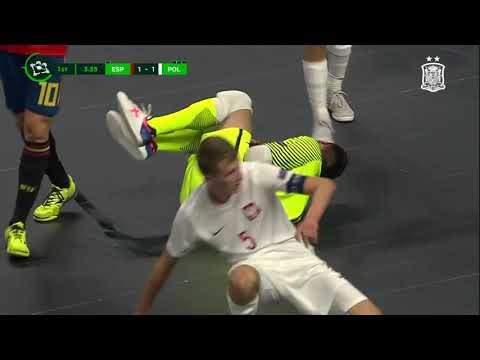 RESUMEN | España 3-1 Polonia. Semifinal de la Eurocopa Sub-19 de fútbol sala