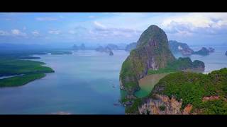 preview picture of video 'Phang-Nga Bay Thailand Drone Footage. DJI Mavic Pro.'