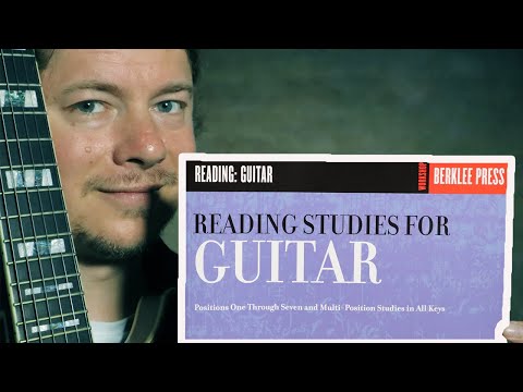 JSC Book Demonstration:"Reading Studies for Guitar: positions 1-7" by William Leavitt, Berklee Press