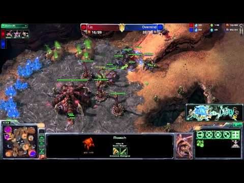 TJc (Z) VS Overmind (Z) -- Starcraft 2 [LAGTV]