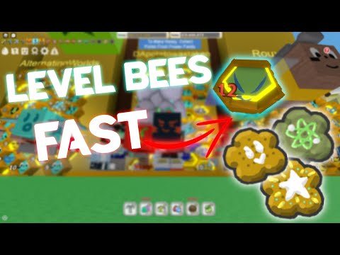 *NEW*How To Level Bees Fast!!!-Bee Swarm Simulator