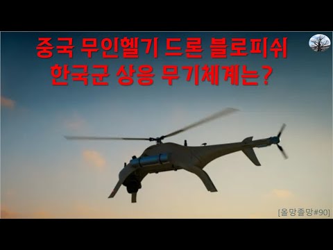 중국 무인헬기 드론 블로피쉬. 한국군 상응 무기체계는?