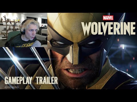 Реакция xQc на Росомаху из Marvel | Игровой трейлер