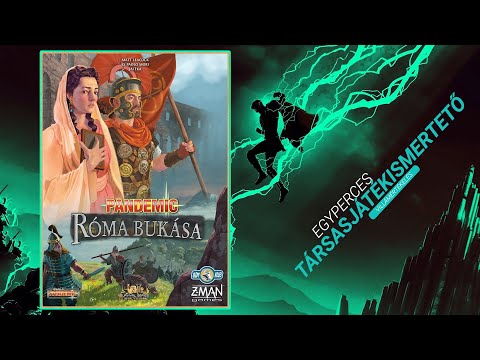 #292. Pandemic: Róma bukása | Egyperces társasjátékismertető - Game-Obscura