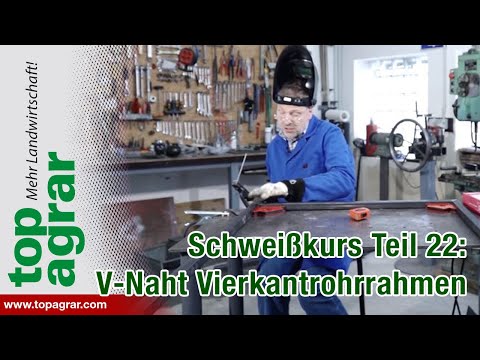 Schweißkurs: V-Naht am Vierkantrohrrahmen Teil 22 - Schweißen mit Christoph