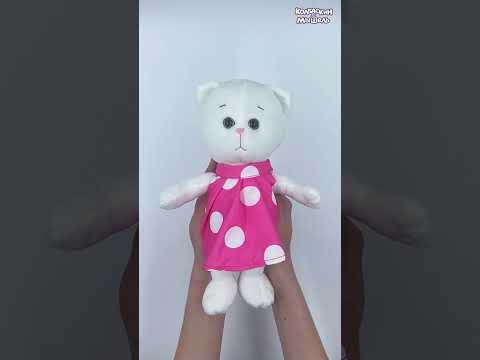 Миниатюра изображения товара Мягкая игрушка Колбаскин & Мышель Мышель в розовом платье в горошек / MT-MRT-КМ-0320248-20