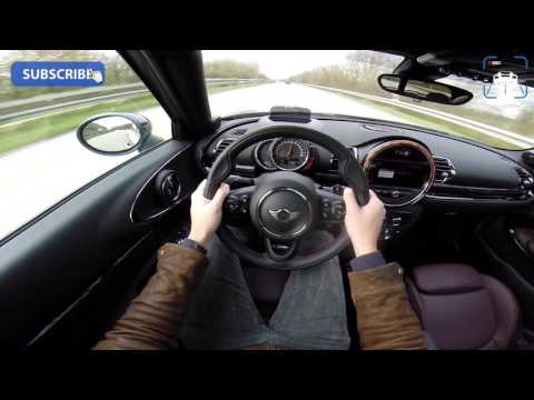 POV: 2016 Mini Clubman Cooper S Acceleration 233 km/h @ AUTOBAHN Top Speed