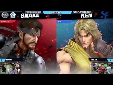 Gwinnett Brawl August 2019 - Kamikaze(Snake) VS Vendetta(Richter/Ken) - Losers Quarters