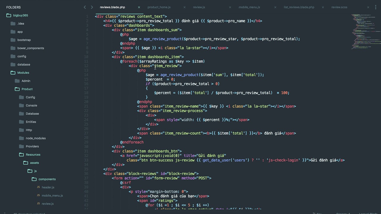 [Seri] - Website đồng hồ - Hiển thị review trong admin - Phần 6