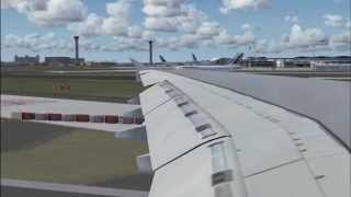 FS2004 - Air France A380 Taking Off