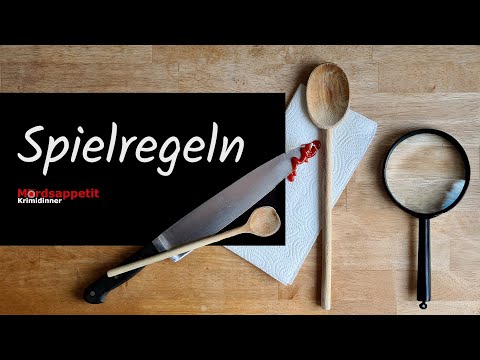 Mordsappetit Krimidinner - Die Spielregeln