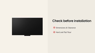LG QNED TV : Installation Guide – QNED81 86​