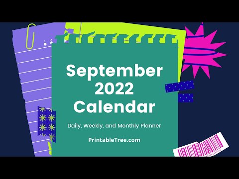 Free Printable Calendar September 2022 Template