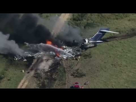 MILAGRO, CAE AVIÓN ✈️ EN TEXAS Y TODOS SALEN CON VIDA