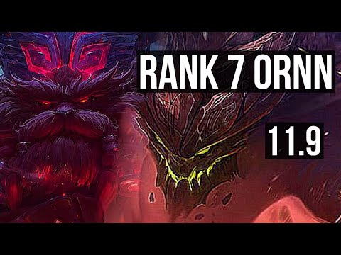ORNN vs MALPHITE (TOP) | 4/0/5, Rank 7 Ornn | TR Grandmaster | v11.9
