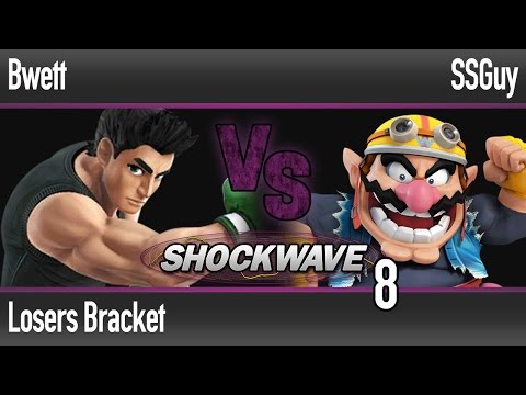 Shockwave 8 - Bwett (Little Mac) vs SSGuy (Wario, Mega Man) - Losers Bracket