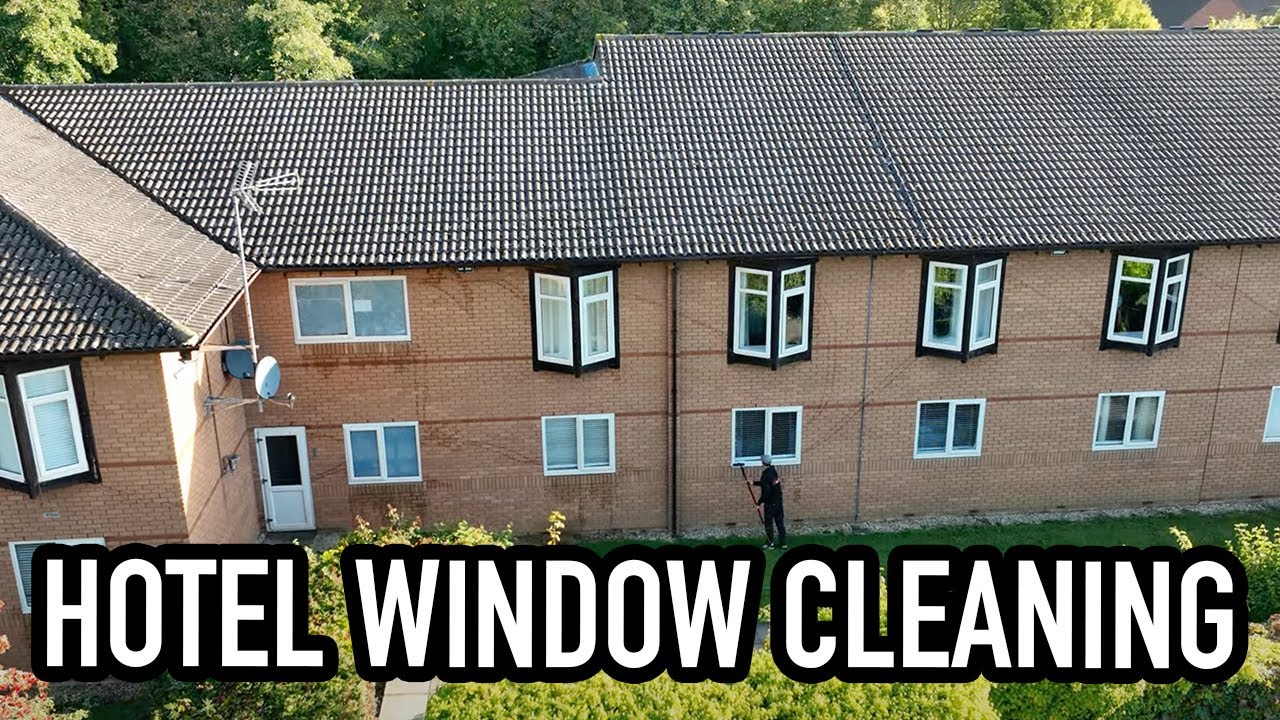 Hotel Window Cleaning | Follow our window cleaner on one of our regular contracts