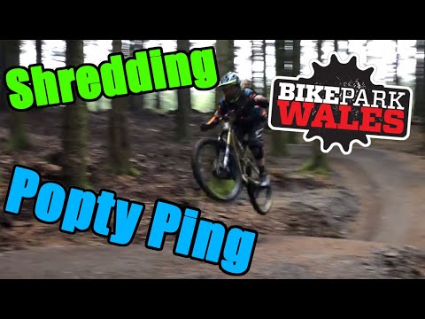 Shredding Popty Ping at Bike Park Wales