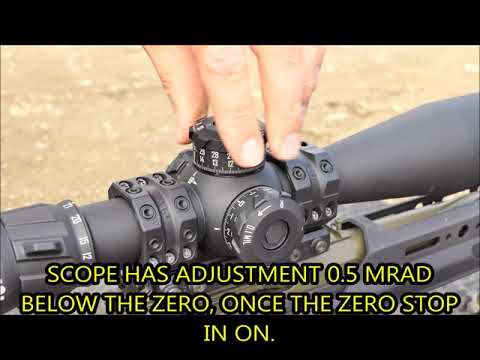 ZERO COMPROMISE OPTIC ZCO ZC527 ZERO STOP,  HOW TO SET THE ZERO STOP ON ELEVATION TOWER.