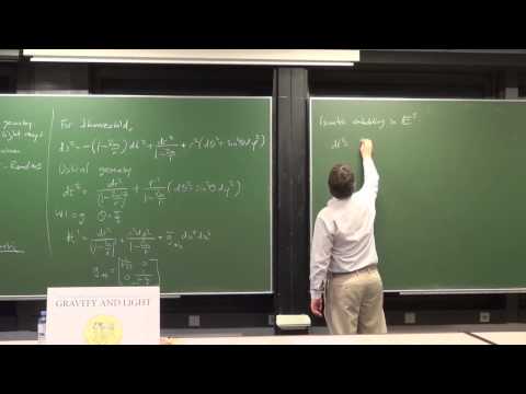 Lecture 16: Optical Geometry I (International Winter School on Gravity and Light 2015)
