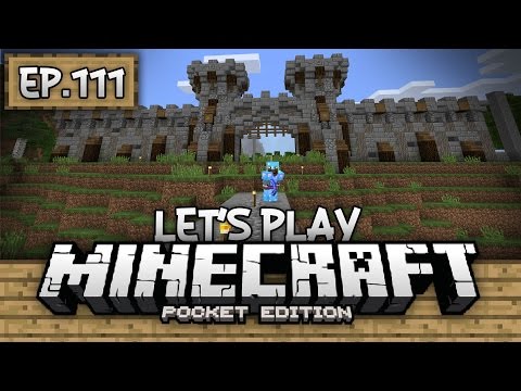 Survival Let's Play Ep. 111- MOST AMBITIOUS BUILD YET!!! - Minecraft PE (Pocket Edition)