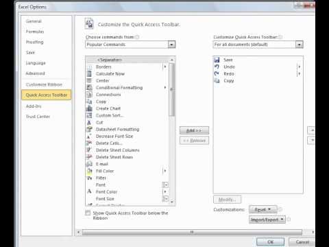 Excel 2010 Tutorial 1:  Introduction to Excel 2010