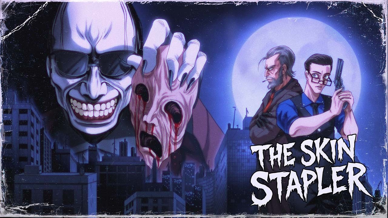 Promotional image showing a detective confronting a threat in Carrion City