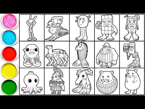 Disegna 15 fantastiche creature meme italiane in pochi minuti: Jax the Amazing, Baby Tralalero Tr...