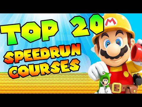 20 BEST "SUPER MARIO MAKER 2" SPEEDRUN COURSES! (Hidden Gems)