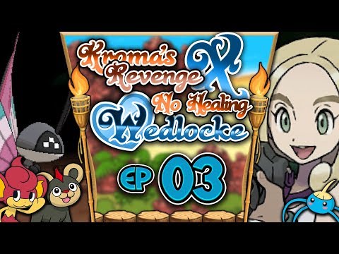 HEADBUTTING RIVALS! [VS VIOLA] | Pokémon X "No Healing" REVENGE Wedlocke | PART 03