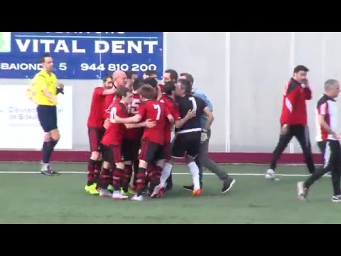 Segunda B 2015-16. Resumen Arenas Club 3 - Sestao River 3