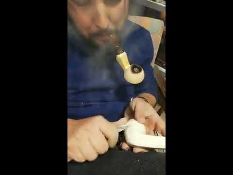 Meerschaum pipe making part 3