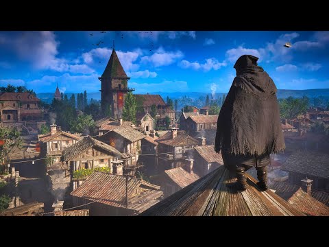 Assassin's Creed Valhalla Paris Free Roam Parkour (4K 60FPS)