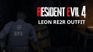 Resident Evil 4 Remake Leon RE2R Mod Gameplay