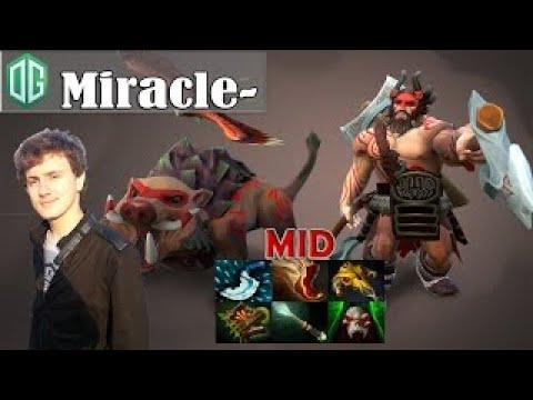 Miracle- Beastmaster Midlane Pro Gameplay | Dota 2 MMR