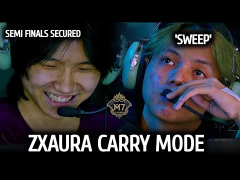 ZXAURA CARRY MODE! 3 PH IMPORTS ON THE VERGE OF ELIMINATION | TEAM ZONE vs LEON ESPORTS | M7WILDCARD