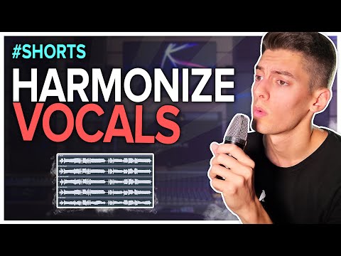 HARMONIZE YOUR VOCALS 🎙️ (with only 1 vocal track) #Shorts