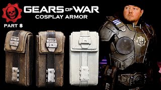 How to make Functional EVA Foam Pouches for Cosplay - Free PDF Templates - Gears Armor Part 8
