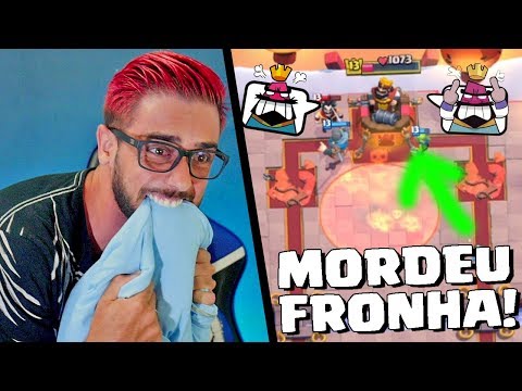 ELE FICOU MUITO BRAVO!!! CLASH ROYALE
