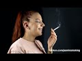 SMOKING FETISH GIRL - LEARNING TO INHALE BETTER AND MORE