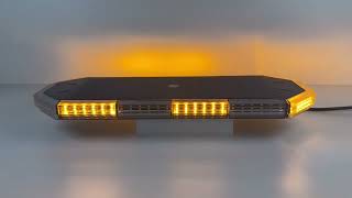 LED rampa 440mm, oranžovo bílá, 10-30V, ECE R65