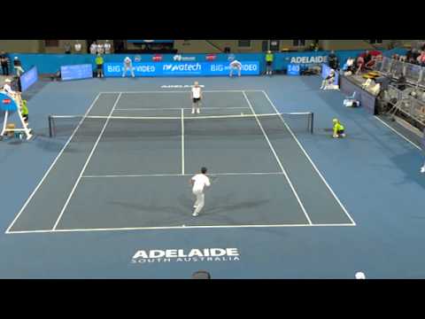 John McEnroe's scorcher v Michael Chang - World Tennis Challenge 2015