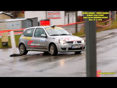 MICHAŁ GABARA / TOMASZ GABARA - RENAULT CLIO - Super Sprint BARBÓRKA BIECKA Biecz 15-12-2024