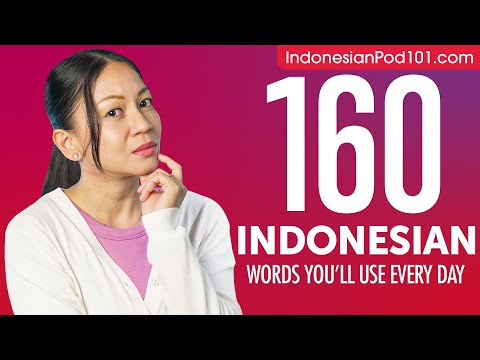 160 Indonesian Words You'll Use Every Day - Basic Vocabulary #55