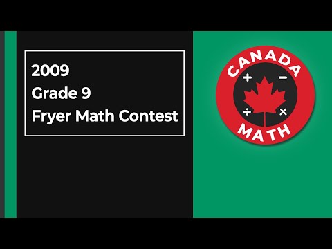 2009, Grade 9, Fryer Math Contest