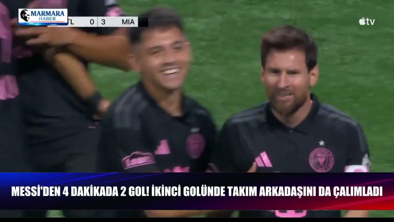 Messi’den 4 Dakikada 2 Gol! İkinci golünde takım arkadaşını da çalımladı