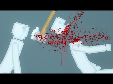 Obstacle Course ( DEATHRUN ) In People Playground (Part 2)