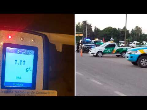 Santa Fe: Un conductor superó el nivel máximo que puede medir el alcoholímetro