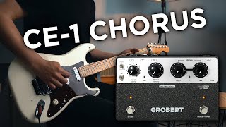 Video thumbnail for GROBERT EFFECTS // THE ONE Chorus // Boss CE-1 Chorus Clone // Full Demo by Grobert Effects